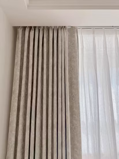 2023 Nueva tela de cortina Jacquard moderna minimalista para sala de estar y dormitorio