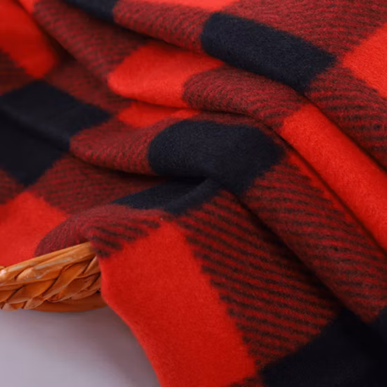 Tela polar que hace punto Pilling anti lateral del cepillo uno del lado doble del poliéster 100