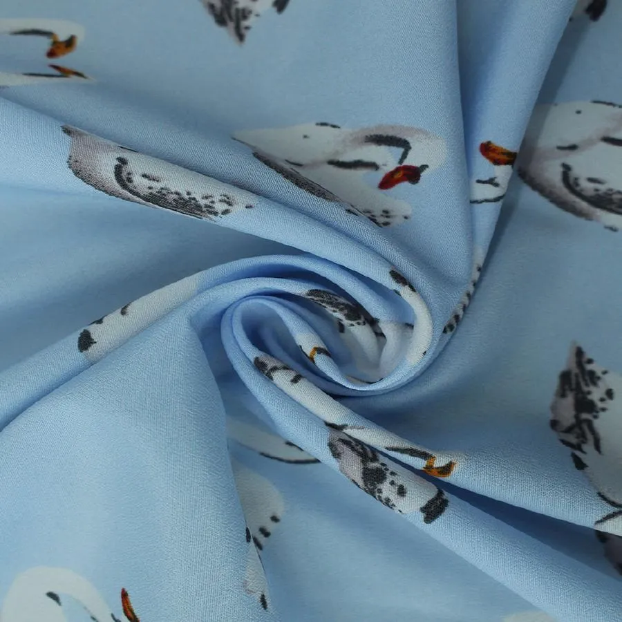 El poliéster impreso arte múltiple del modelo de la bala imprimió la tela del vestido que imprime Digitaces